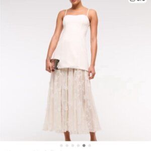 Abercrombie & Fitch White Maxi Dress